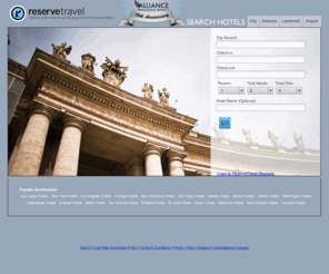 reservetravel.com: ReserveTravel
Online reservations at the guaranteed lowest rates! location