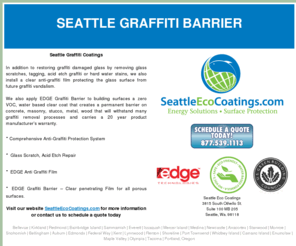 seattlegraffitibarrier.com: Seattle Graffiti Barrier
Seattle Graffiti Barrier: Graffiti Barrier Coatings in Seattle Washington