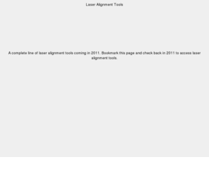 laseralignmenttools.net: Laser Alignment Tools for rotating shaft alignment
Laser Alignment Tools