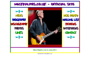 mickralphs.co.uk: Mick Ralphs
