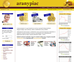 aranypiac.hu: Aranypiac - befektetési arany, numizmatikai arany - vétel, eladás
Aranypiac - befektetési arany, numizmatikai arany - vétel, eladás