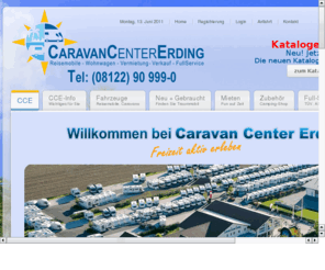 caravan-ce.de: Caravan Center Erding
Verkauf von Wohnmobilen, Reisemobilen, Wohnwagen, Caravan in Erding, Freising, Mnchen, Bayern und Deutschland