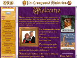 tgm.org: Tim Greenwood Ministries - Teaching, Preaching, Healing Ministries
Tim Greenwood Ministries.  This site is dedicated to facilitate your divine healing.