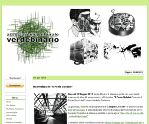 verdebinario.org: www.verdebinario.org - Home
Il sito dell'associazione culturale VerdeBinario di Cosenza :: Museo di Archeologia Informatica