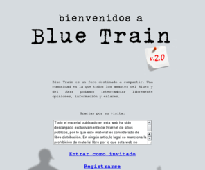 blue-train.es: Bienvenidos a Blue Train
Jazz y Blues emule