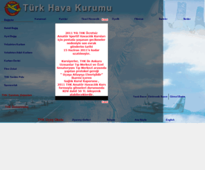 thk.org.tr: ...:: Türk Hava Kurumu ::...Gökyüzündeki Sevda
Sivil, askeri,sportif,turistik havacılığın gelişmesini sağlamak ve UÇAN BİR TÜRK GENÇLİĞİ yaratmak amaçlarını güden Türk Hava Kurumu kurucusu olan Atatürk'ün çizdiği doğru yolda ilerlemekte ve ilerlemeye de devam etmektedir.