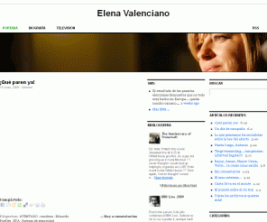 elenavalenciano.com: El Blog de Elena Valenciano
Elena Valenciano es Secretaria de Política Internacional y Cooperación del PSOE y Diputada en el Congreso de los Diputados