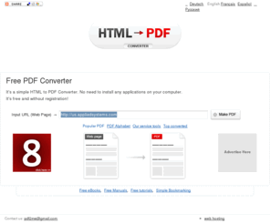 html-pdf-converter.com: Free PDF Converter, HTML to PDF Converter For Free
Free HTML to PDF Converter, Convert HTML to PDF Easy