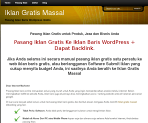 iklangratismassal.com: Iklan Gratis Massal - Maintenance Mode
Iklan Gratis Massal - Revolusi Pasang Iklan Gratis Ratusan Web Iklan Baris