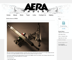 aeratrucks.com: Aera Trucks - The World's Finest Precision Downhill Skateboard Truck
High performance precision skateboard trucks for downhill freeride and high speed.