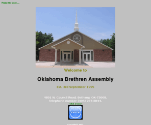 oklahomabrethrenassembly.org: Oklahoma Brethren Assembly
A Malayalee Brethren Church