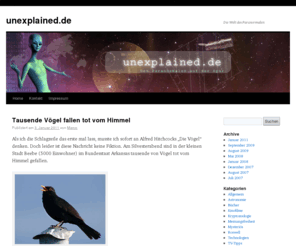 unexplained.de: unexplained.de -Den Paranomalen auf der Spur
Parnaomale Themen wie UFOS Aliens Yeti
