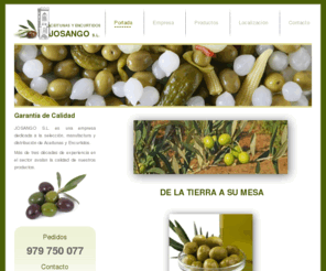 aceitunasjosango.com: Aceitunas y Encurtidos JOSANGO
JOSANGO S.L. es una empresa dedicada a la selección, manufactura y distribución de Aceitunas y Encurtidos.