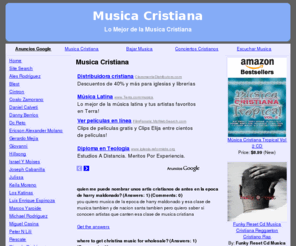 conciertoscristianos.info: Musica Cristiana at Musica Cristiana
Learn about Musica Cristiana at Musica Cristiana