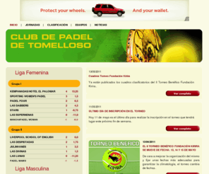 padeltomelloso.com: Club de Padel de Tomelloso
Sigue toda la actualidad de la Liga de Padel y de las actividades del Club de Padel de Tomelloso