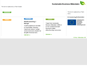 susbiz.se: Sustainable Business Mälardalen
Hemsida för Sustainable Business - Mälardalen