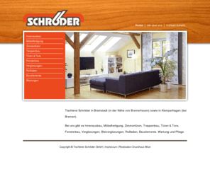 xn--tischlerei-schrder-r3b.com: Home
Schreiner/ Tischler