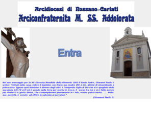 arciconfraternitarossano.org: Index Arciconfraternita dell'Addolorata - Rossano (Cs)
