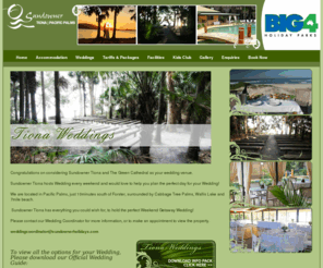 sundownerweddings.com: Sundowner Tiona Weddings
Sundowner Tiona Weddings. The Green Cathedral on the shores of Wallis Lake, is formed by Sundowner Tiona Park's Cabbage tree palm canopy. 