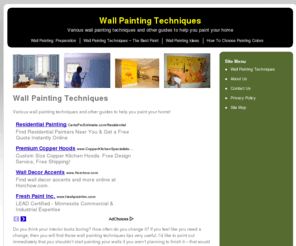 wallpaintingtechniques.org: Wall Painting Techniques | Painting Techniques For Walls
Various wall painting techniques and other guides to help you paint your home!