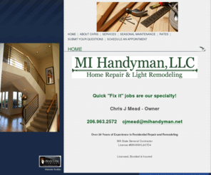 mihandyman.net: MI Handyman, LLC
Home Repair and Light Remodeling