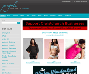 pregoli.co.nz: Maternity Clothing, Maternity Wear & Pregnancy Clothes > Pregoli
Buy stylish maternity clothing online with NZ wide and International delivery from Pregoli.  Choose from the top maternity wear brands like HOTmilk and Ripe Maternity