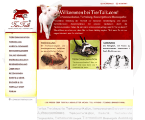 tier-talk.info: TierTalk Tiergespräche und Tierkommunikation, Ausbildung und Seminare zum Tierkommunikator, Tiertelepathie Workshops und Online Kurse, Mit Tieren sprechen, Tierkommunikation Bayern
TierTalk Tierkommunikation - Freundliche Einladung der Tierwelt zur besseren Verständigung und einem harmonischeren Zusammenleben mit unseren Vierbeinern.