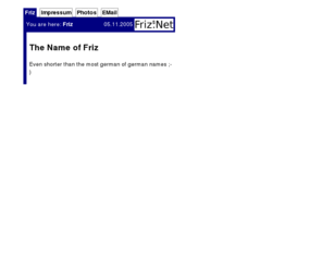 friz.net: Friz!Net
Friz' home page