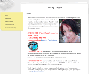 wendydager.com: Home
Welcome to the website of professional freelance writer Wendy Dager