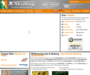 x-skating.com: Der Nordic-Skating & Skike-Spezialist
Skike kaufen im Nordic-Skating Shop der Cross-Skating-Experten. X-Skating.com hat alle Skike-Modelle, Ersatzteile und Skikes-Zubehör