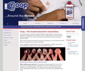 goophandcleaner.com: Goop Multi-Purpose Hand Cleaner
Source for Goop Hand Cleaner Information