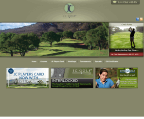 jcgolf.com: San Diego Golf Courses | Golf Courses San Diego | California Golf Courses | Championship Golf Courses San Diego | Group Golf San Diego | Golf San Diego | JC Golf Courses
Providing a collection of Golf Courses in Southern California including  Encinitas, Temecula, Rancho Bernardo, Reidy Creek, Twin Oaks, Oaks North,  to Escondido.  JC Golf is Southern Californias premier provider of upscale Golf experiences,Group Golf  Tournaments and Golf Instruction.