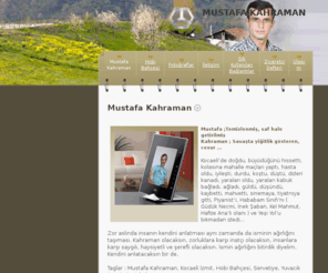 mustafakahraman.com: MUSTAFA KAHRAMAN - Mustafa Kahraman
Mustafa Kahraman, Kocaeli İzmit, Hobi Bahçesi, Servetiye, Yuvacık Barajı, Başiskele