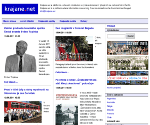 krajane.net: Češi žijící v zahraničí - místo pro vaše setkání a výměnu informací
     - Krajane.net
