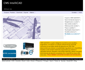 cmsbr.com.br: CMS IntelliCAD software CAD no Brasil
Software de CAD 2D e 3D em formato DWG, DXF, DWF e DWT. Compativel com Autocad da Autodesk.