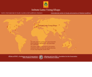 iltk.it: Istituto Lama Tzong Khapa di Pomaia per la preservazione del Buddhismo 
Tibetano Mahayana - FPMT
Istituto Lama Tzong Khapa per lo studio e la pratica del buddhismo tibetano della tradizione Ghelupa - Lama Tzong Khapa Institute for the study and the practice of the Tibetan buddhismo of the tradition Ghelupa