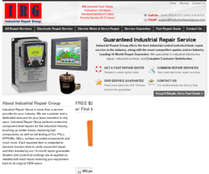 industrialrepairgroup.com: Home Blank
Specializing in Industrial Electronic Repairs