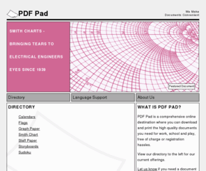 pdfpad.com: PDF Pad
PDF Pad offers a diverse collection of free printer-ready documents needed for work, school and play.