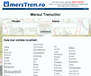 merstren.ro: Mersul trenurilor cu preturi
Mersul trenurilor si pretul biletelor