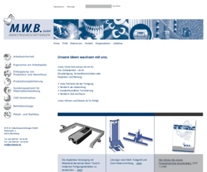 mwb-industrieausstattungen.com: M.W.B. GmbH - Industrieausstattungen - Lsungen nach Ma
M.W.B. GmbH - Industrieausstattungen, Bruckberg/Landshut