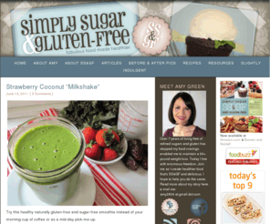 simplysugarandglutenfree.net: Healthy Gluten Free, Sugar Free Recipes: Simply Sugar & Gluten-Free
Sugar-Free, Gluten-free healthy recipes - desserts, cookies, and meals.  Baking. Weight-loss. Simple to prepare. Food allergy friendly.