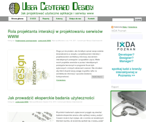 ucd.com.pl: User Centered Design, blog o użyteczności
Blog na temat użyteczności, web usability, ucd, eye trackingu, software usability