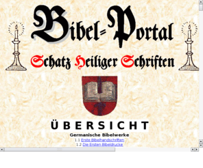 bibelportal.net: Bibelportal.net Sammlung Heiliger Schriften im deutschen Original
Gottes Wort