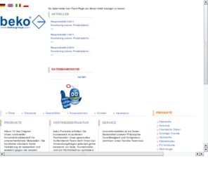 montage-profi.com: beko GmbH
Hersteller von Dichtmassen, Klebstoffen, Leimen, Dbelmassen und Schumen fr die Verwendungen im chemisch-technischen Bereich