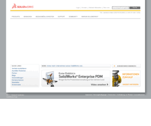 solidworks.de: 3D-CAD-Konstruktionssoftware SolidWorks
Dassault Systèmes SolidWorks Corp. entwickelt und vertreibt Software für die 3D-CAD-Konstruktion und Analyse sowie das Produktdatenmanagement. SolidWorks ist der führende Anbieter von 3D-CAD-Software für die Produktkonstruktion.