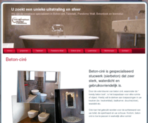 stukadoorsbedrijf-theo-vermeltfoort.nl: Creatieve wandafwerking start hier | | Theo Vermeltfoort Reusel
Beton Cire Specialistisch Stukadoorsbedrijf Theo Vermeltfoort Nederland -creatief in Tadelakt, Pandomo Wall ,Beton-Ciré Betonlook en sierwerk 