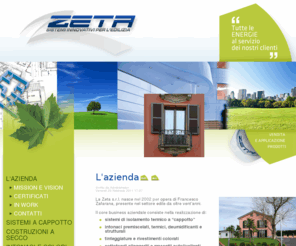 zetasolution.com: Zeta s.r.l. - Intonaci Cappotti Massetti Piemonte Alessandria
Zeta s.r.l. - Sistemi Innovativi x L'edilizia, Intonaci Speciali e Tradizionali, Cappotti Termici, Massetti Autolivellanti e Bioedilizia