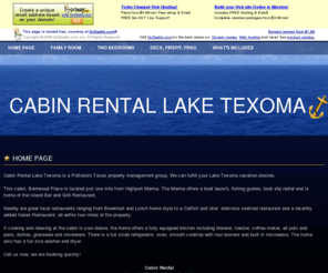 cabinrentaltexoma.com: Home Page
Home Page