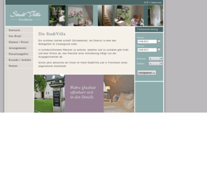 stadtvilla-forchheim.de: Willkommen im Hotel Stadtvilla in Forchheim
Das Hotel Stadtvilla in Forchheim ist die Perle unter den Gästehäusern am Rande der Altstadt von Forchheim
