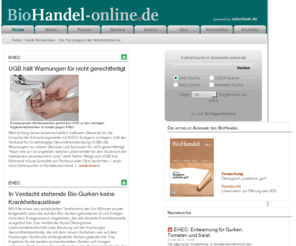 biohandel.org: BioHandel Online
BioHandel - Das Fachmagazin der Naturkostbranche // Onlineversion